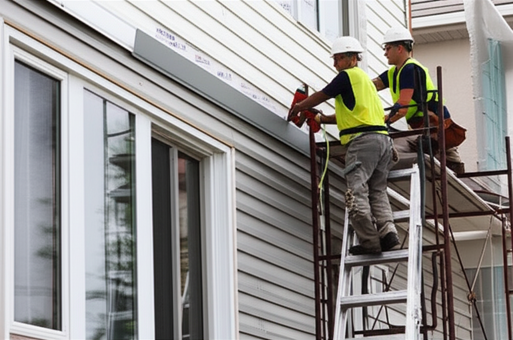 Professional siding installation